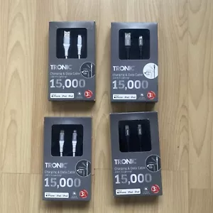 Tronic Charging & Data Cable - USB C to Lightening, USB A to Lightening , C to C - Picture 1 of 23