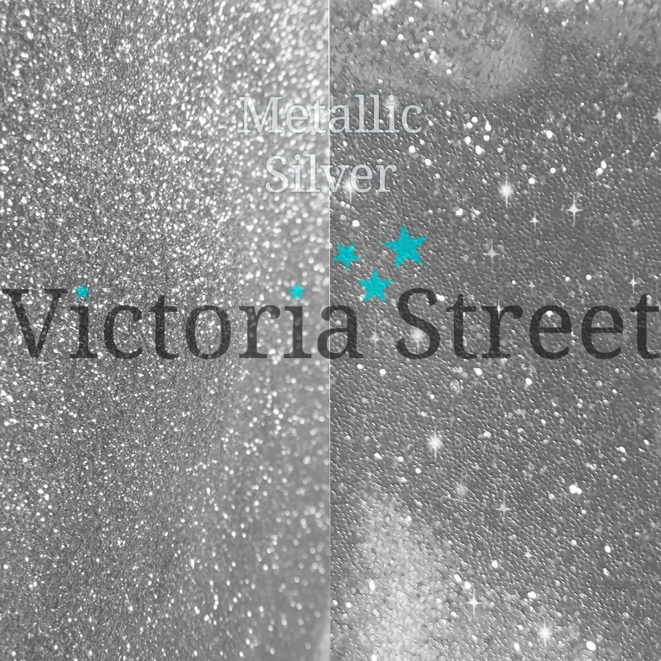 Victoria Street Glitter - Metallic Silver - Fine 0.008" / 0.2mm (Platinum) - Image 1 of 1