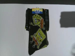 Para Hombres Nickelodeon 1 Par Calcetines Crew y 1 Bandana Talla 6-12/Bob Esponja Pantalones Cuadrados - Imagen 1 de 3