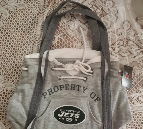 New York Jets Littlearth NFL Gray Hoodie Purse Cover