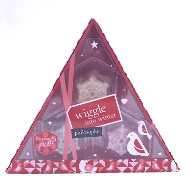 Filosofía ~ Moverse en jabón de copo de nieve de invierno ~ Set de regalo nuevo en caja Foto 1 de 3