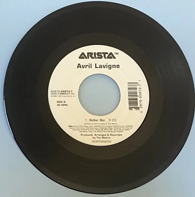 Avril Lavigne " I'm With You / Sk8er Boi " 45 vinyl record - Image 1 of 2