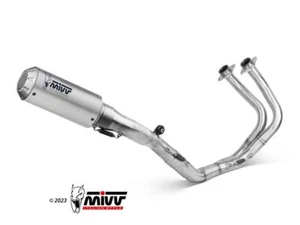 SCARICO COMPLETO MIVV POWER STEEL MK3 ACCIAIO INOX PER YAMAHA MT-03 2016-2024 - Foto 1 di 4