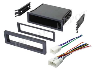 Complete Toyota Car Stereo Radio Install Pocket Trim Dash Kit + Wiring Harness - Picture 1 of 1