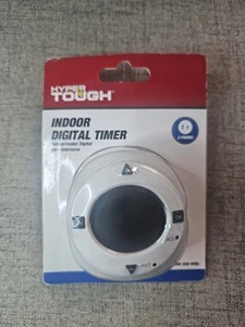 Hyper Tough Indoor Digital Timer 2 Prong White Battery BackUp 2 Programs Per Day - Picture 1 of 2