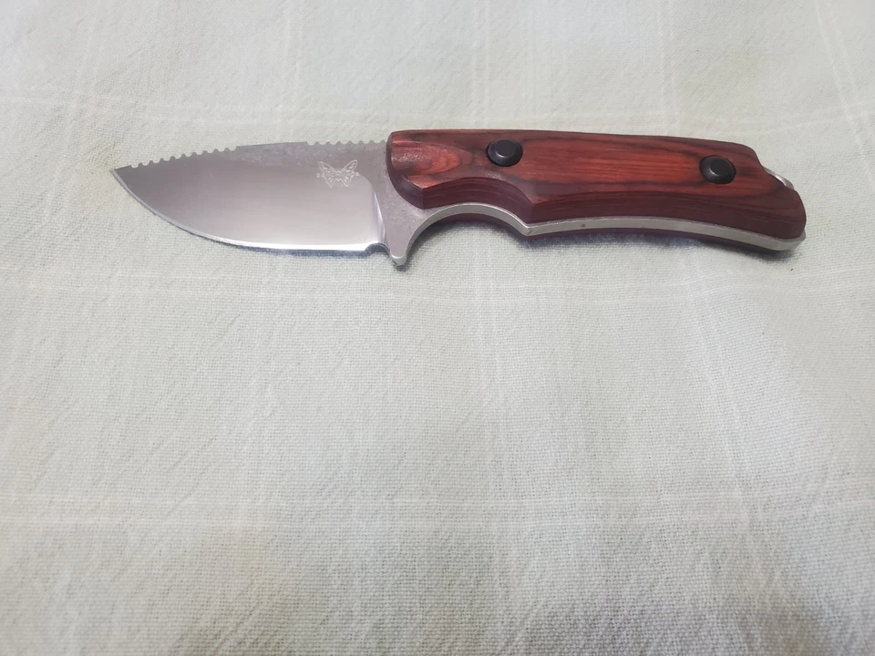 Benchmade Hunter Hidden Canyon Fixed Blade With Leather Holster  *PLEASE READ* - Image 1 of 4