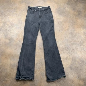 LEVI'S 726 Jeans Womens (28 Inch Waist) (32 Inch Leg) Flared Fit Grey - Picture 1 of 13