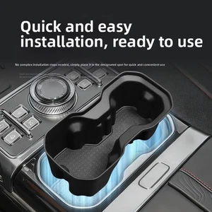 Console Cup Holder Anti Slip Coaster Car Travel Daily Driving Anti-slip Design - Picture 1 of 6