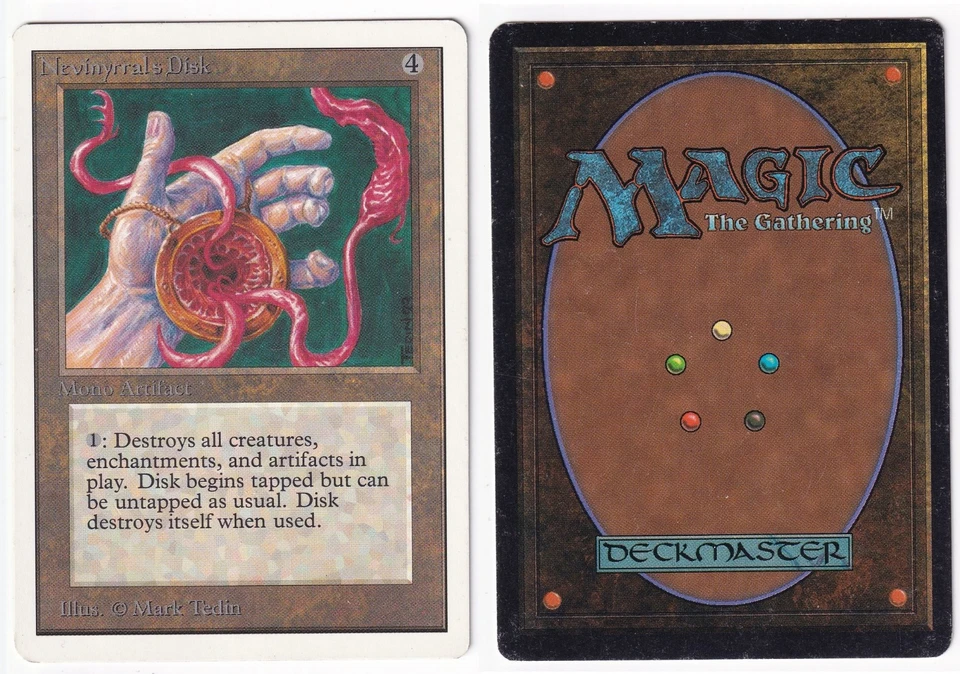 Nevinyrral's Disk #2  -Unlimited Edition -MTG -MP -FREE SHIPPING! - Image 1 of 1