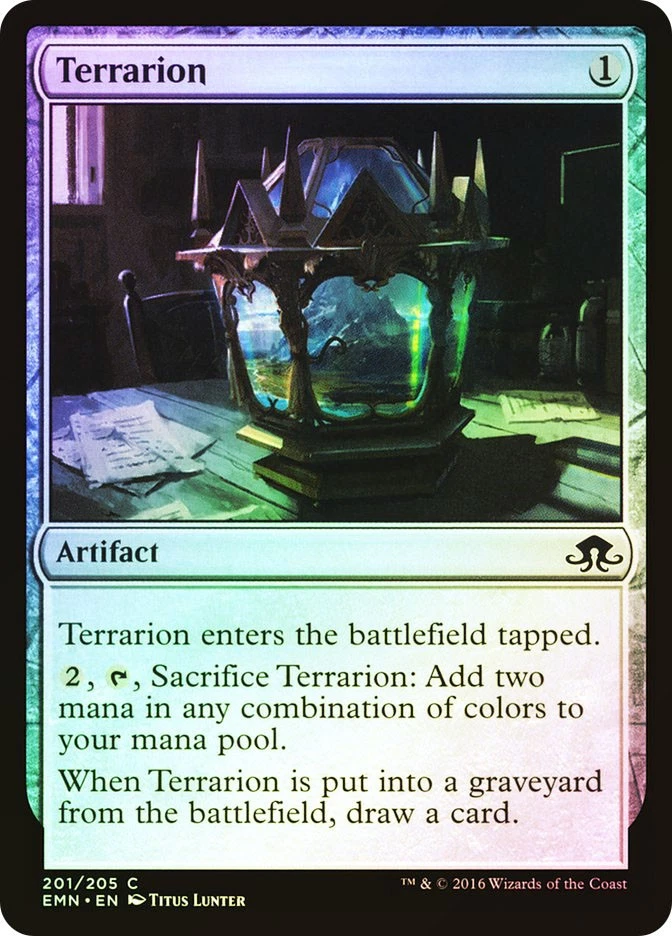 MTG FOIL Terrarion  - Eldritch Moon #201 - Image 1 of 1