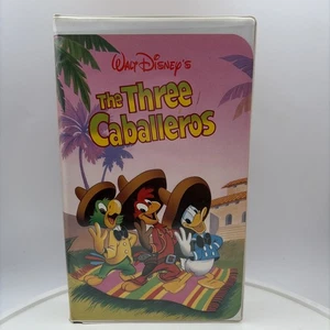 The Three Caballeros VHS Walt Disney Video Tape Donald Duck Aurora Miranda - Picture 1 of 18