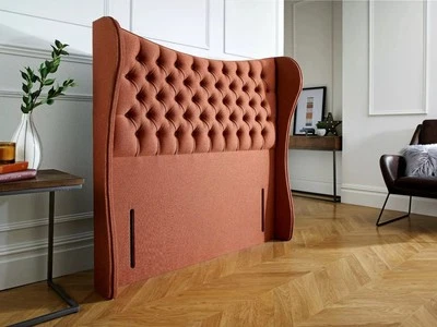 Nuevo cabecero de pie de lujo a medida - 3 pies, 4 pies 6, 5 pies, 6 pies todos los tamaños y colores Foto 1 de 4