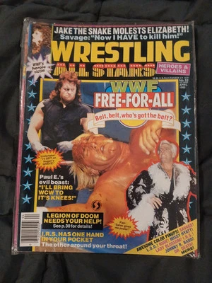 WRESTLING ALL STARS HÉROES Y VILLANOS Edición #52 Abril 1992 Gran Forma Foto 1 de 2