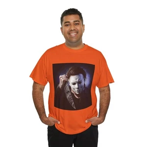 Micheal Myers's Victim Mirrored Knife Unisex Horror Cotton Tee Halloween T-Shirt - Picture 1 of 157