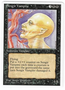 ►Magic-Style◄ MTG - Sengir Vampire - Alternate 4th Fourth Edition - EX - Picture 1 of 2
