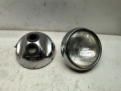 Suzuki GS550E GS550 1980 OEM conjunto de faros lámpara de cabeza canastilla de ajuste de luz Foto 1 de 4