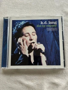 k.d. lang - Live By Request CD 2001 Live Vocal Warner Bros Rock - Picture 1 of 2