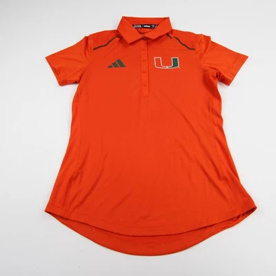 Miami Hurricanes adidas Aeroready Polo Women's Orange New - Image 1 of 4