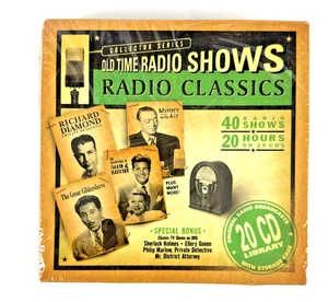 Old Time Radio Classics Collector Series 20 CD Box Set NEW Factory Sealed - Imagen 1 de 9