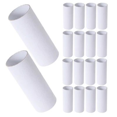  20PCS Empty Toilet Paper Rolls: Cardboard Tubes for Crafts - 4" x 2" x 0.06" - Image 1 of 4