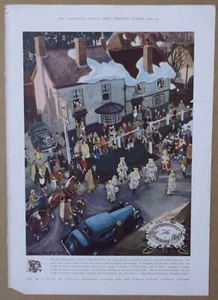 1947 DUNLOP GOMMA rivista AD ~ MUMMERS ~ Natale ~ MUMMING PLAYS / Henry Seabright - Foto 1 di 2
