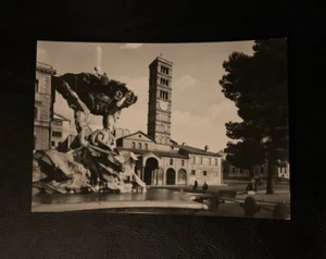 Postal de colección Roma Santa María Cosmedin Roma Italia RPPC - Imagen 1 de 3