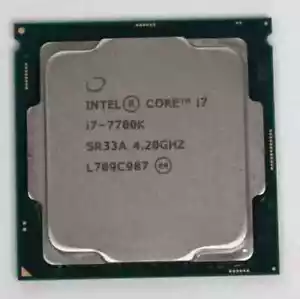 Intel Core I7-7700K Processor 4.2 GHz Quad-Core LGA 1151 SR33A CPU I7-7700K - Picture 1 of 2
