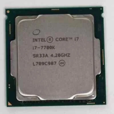 Intel Core I7-7700K Processor 4.2 GHz Quad-Core LGA 1151 SR33A CPU I7-7700K - Image 1 of 2