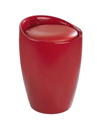 WENKO Bad Hocker CANDY Wäsche Korb 20 L Sack Sammler Sitz Sortierer Box Gäste WC - Bild 1 von 2