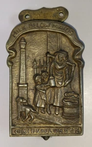 Llamador de puerta de latón Gritos de Londres, Milk Below Maids arte FRANCIS WHEATLEY - Imagen 1 de 6