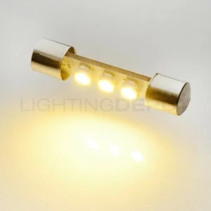 8x Lámpara de fusible de actualización LED para rotel | 8V S6 plana | blanca cálida | 3000k | 29 mm - Imagen 1 de 5