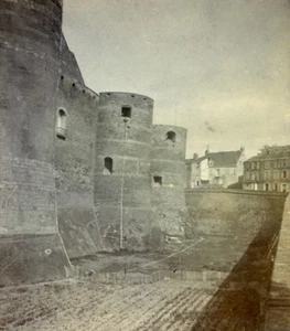 France Angers Castle Old Stereo Stereoview Photo 1900 - Imagen 1 de 3