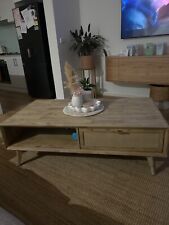 Nick Scali Coffee Table - rustic coastal look. 12 months old, like new. 