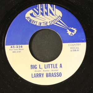 LARRY BRASSO: big l, little a / you disturb me JIN 7" Single 45 RPM - Picture 1 of 2
