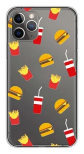 Coque en silicone imprimée compatible Apple iPhone 11 Pro Fast food - Imagen 1 de 3