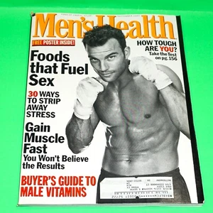 Men's Health Magazine September 1997 Gain Muscle Fast Male Vitamins Free Poster - Picture 1 of 3