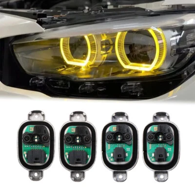 1 Juego de Módulo LED DRL Ojos de Ángel Amarillo para BMW F20 F21 LCI M135iX M140i M135i Foto 1 de 4