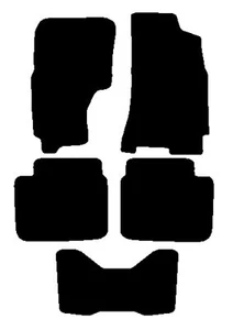 Tailored For Nissan Skyline R33 1994-1998 Black Basic Car Mats Autostyle - Picture 1 of 4