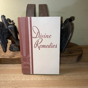 Divine Remedies A Textbook On Spiritual Healing 1944 Hardcover VTG Unity School - Picture 1 of 16
