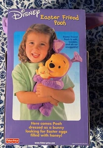 Y2k Winnie The Pooh Disney Fisher Price Bear Plush Friend Easter 24M+ Vintage - Picture 1 of 7