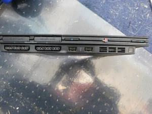 Sony PlayStation 2 Slim Black Console (SCPH-75001) for parts or repair. - Picture 1 of 4