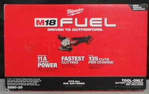 Milwaukee 2880-20 M18 18V Fuel 4 1/2 Grinder w Paddle Switch BRAND NEW - Picture 1 of 3