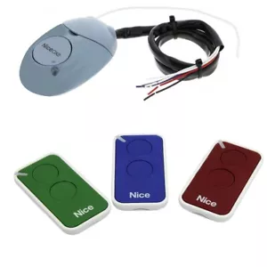 Kit Set 3 Pz Pezzi Inti 2 Canali Con 1 Pz Ricevente Radio OX2 433 NICE INTIKIT - Foto 1 di 2