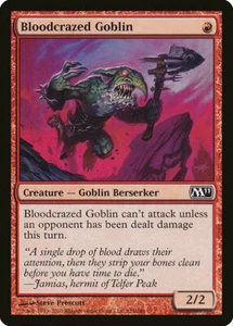 Magic MTG Tradingcard Core Set 2011 Bloodcrazed Goblin 125/249 - Imagen 1 de 1