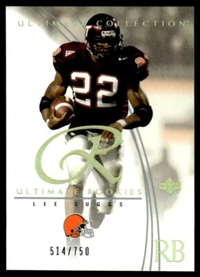 2003 Upper Deck Ultimate Collection Lee Suggs Rookie 514/750 Cleveland Browns - Image 1 of 2