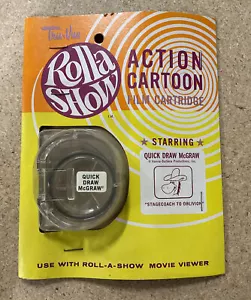 Vintage Sawyers Tru Vue Roll-A-Show Film Cartridge QUICK DRAW McGRAW - NOS - Picture 1 of 2