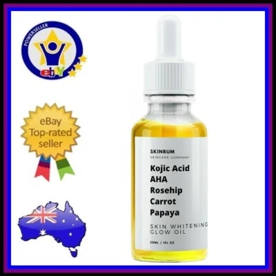 SKINBUM Dark Skin Whitening Lightening AHA Brightening Serum Dark Spot Acne Glow Oil