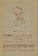 Wilhelm Hofinger: Die älteste Luftpost der Welt (1957) - Hardcoverausgabe