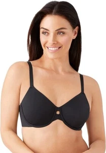Wacoal Womens Size 34C Black Superbly Smooth Underwire Convertible Bra NEW - Picture 1 of 3