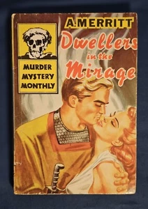 Dwellers in the Mirage A Merritt vintage digest GGA Avon Murder Mystery Monthly - Imagen 1 de 5